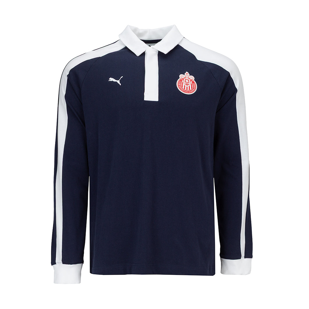 Puma Chivas T7 Rugby LS Tee | Men's | Puma Navy | ShopWSS
