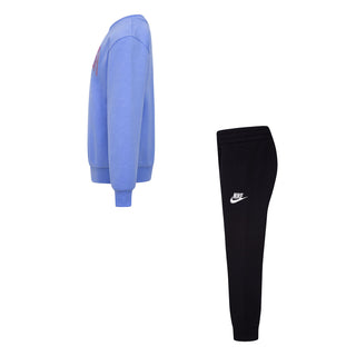 Swoosh Fleece Crew Set - Kids