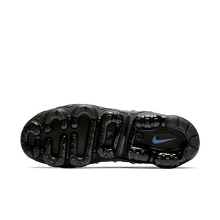 Black rubber outsole with traction pods and Nike swoosh on heel
