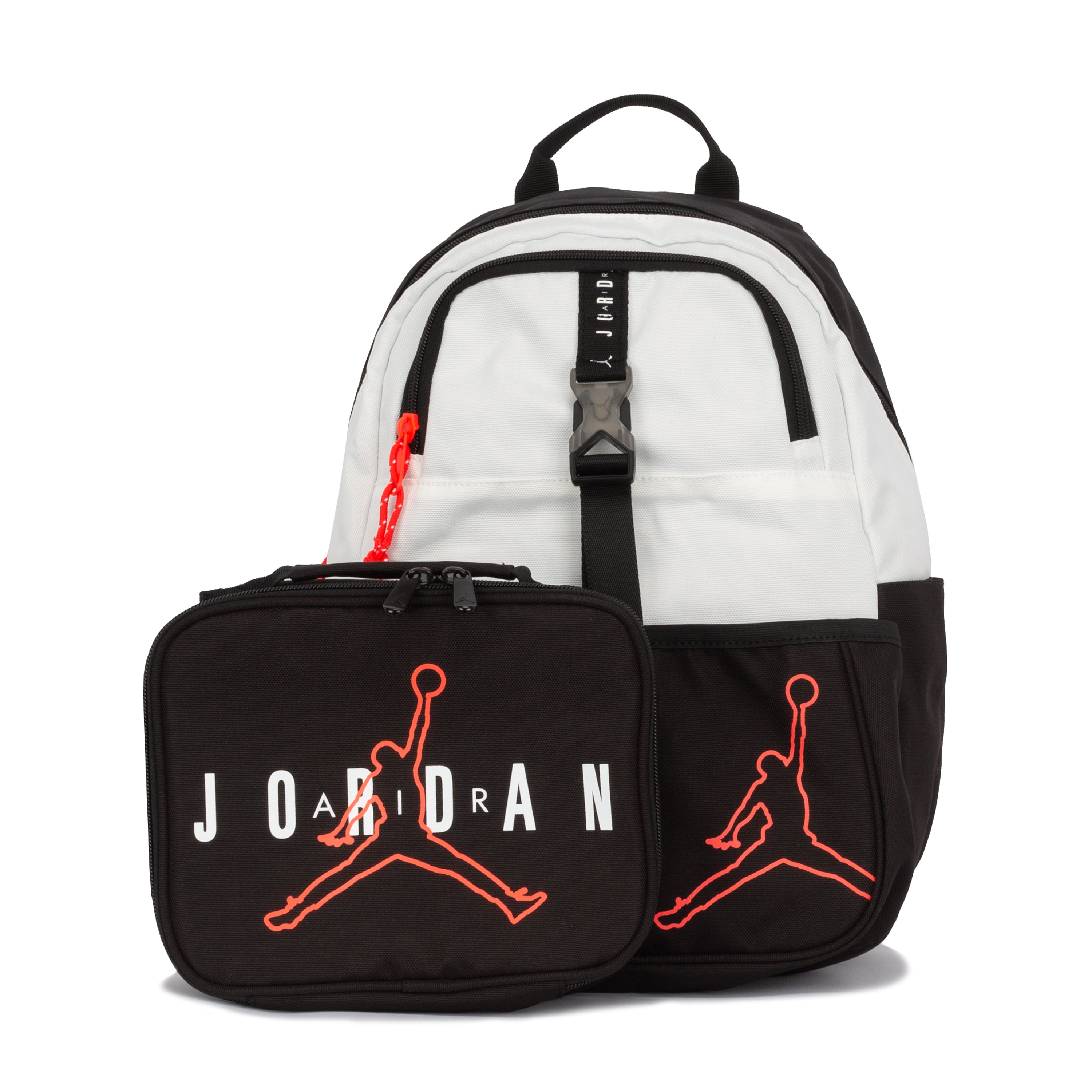 Jordan Youth Air Lunch Backpack, White/Black