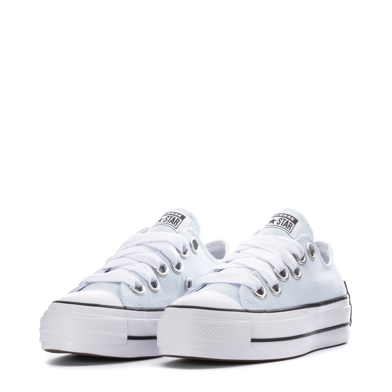 Converse Women s Chuck Taylor All Star Lift Low Top Casual Shoes in Blue Winter Slay Size 9.0 Canvas