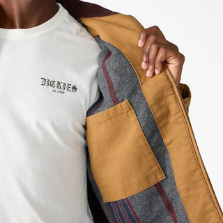 Blanket Lined Duck Jacket -Mens