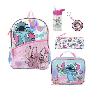 5 PC Stich Backpack Lunch Set