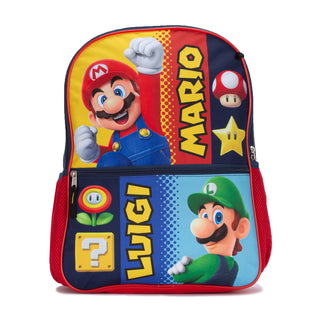 5 PC Mario and Luigi Backpack Lunch Set
