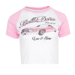 Bella Dona Low and Slow Crop Tee - Womens