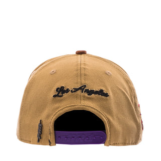 Lakers Reserve 2-Tone Pinch Front Snapback