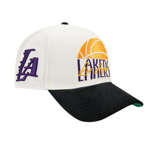 Lakers Original Players Wool Blend Pro Pinch Strapback