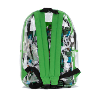 2 PC Clear Minecraft Backpack Pouch Set