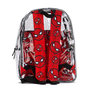 2 PC Clear Spiderman Backpack Pouch Set
