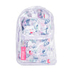 2 PC Stitch Clear Backpack & Pouch Set