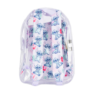2 PC Stitch Clear Backpack & Pouch Set