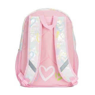 3 PC Rainbow Heart Backpack Lunch & HeadpHone Set