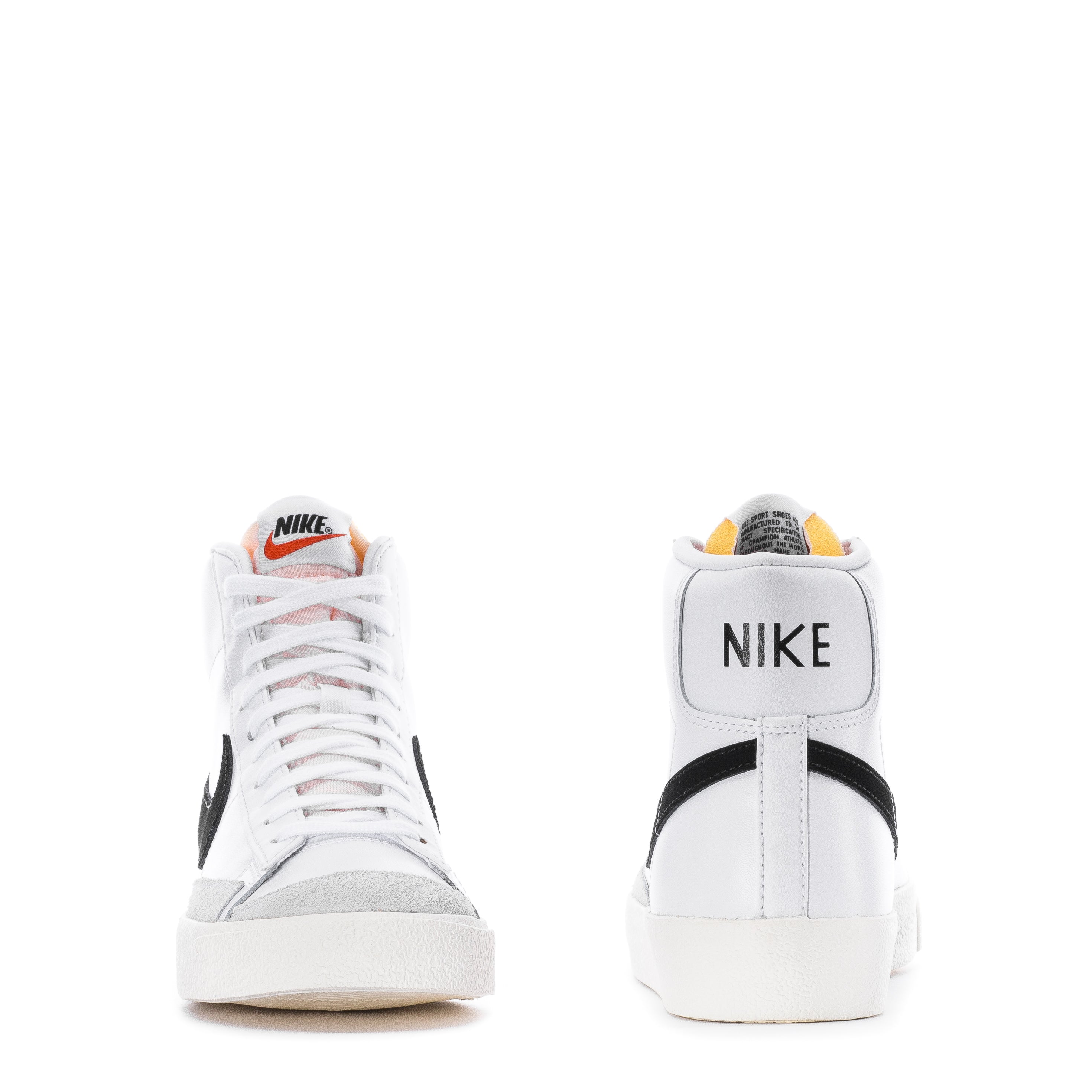 Nike Blazer Mid 77 Vintage Men s Sneakers White Black 13