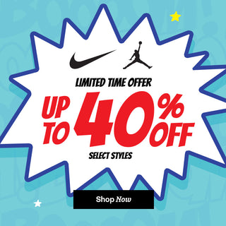 Nike & Jordan shoe sale up to 40% off select styles limited time only