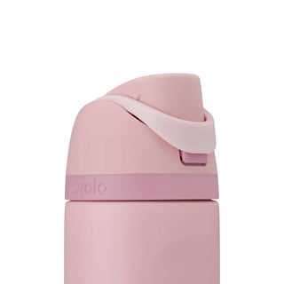 Rose quartz 24oz stainless steel bottle lid and carry handle