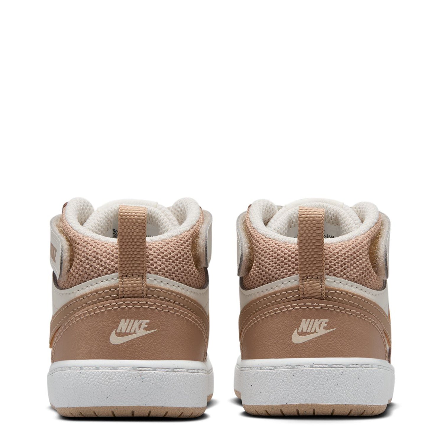 Nike Court Borough Mid 2 | Toddler | Pale Ivory/Hemp/Sail | ShopWSS
