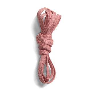 Pink lace set with matching aglets for sneakers