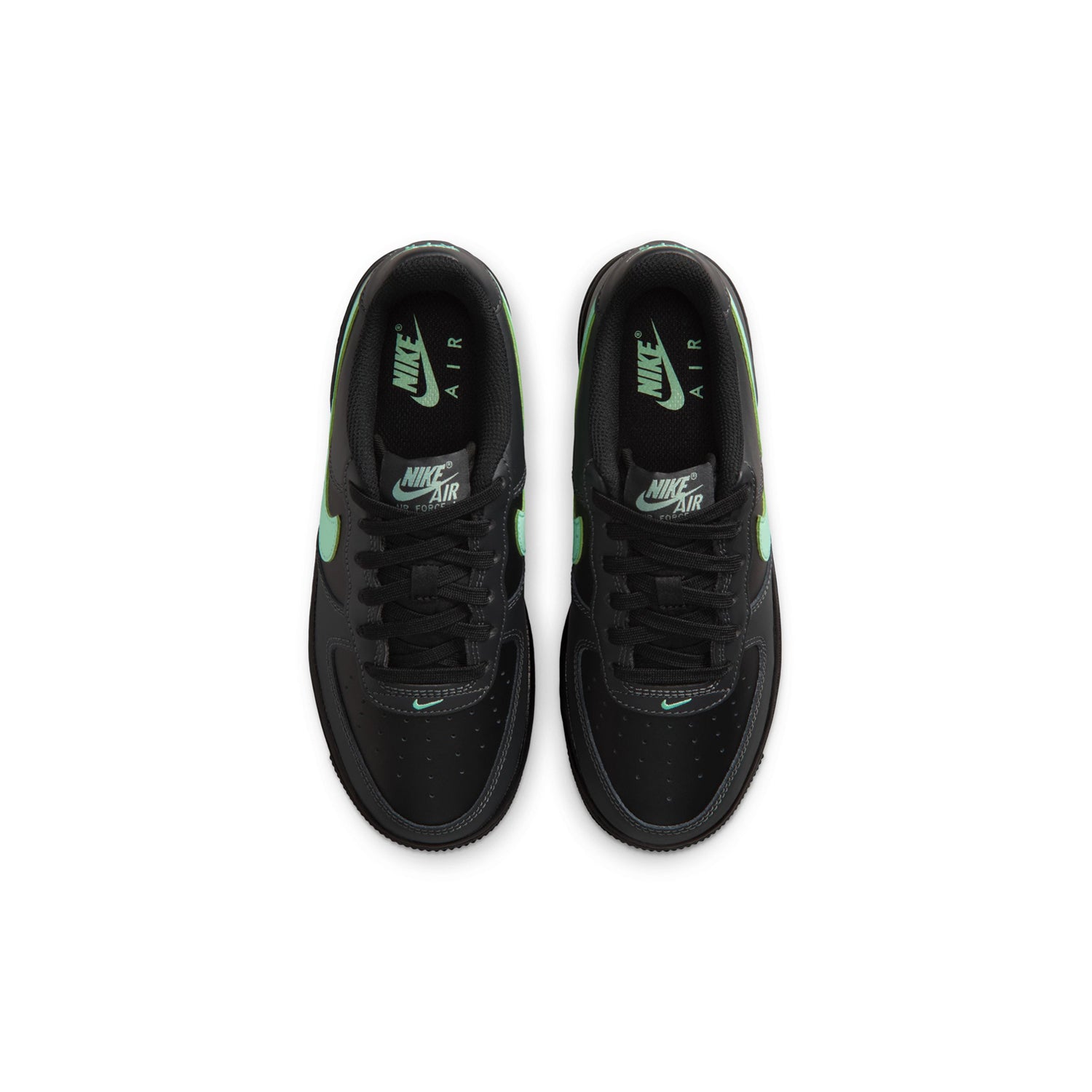 Nike Air Force 1 (Gs) Black/Arctic Green 3.5 Y
