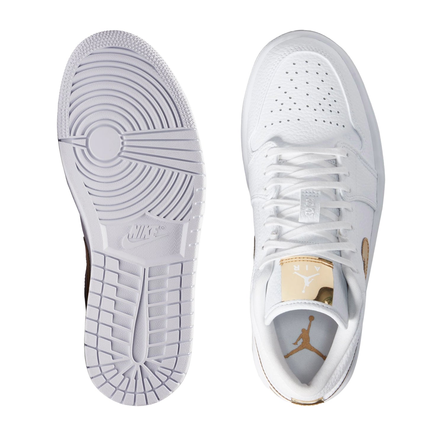 Women s Air Jordan 1 Low SE White Metallic Gold White 7