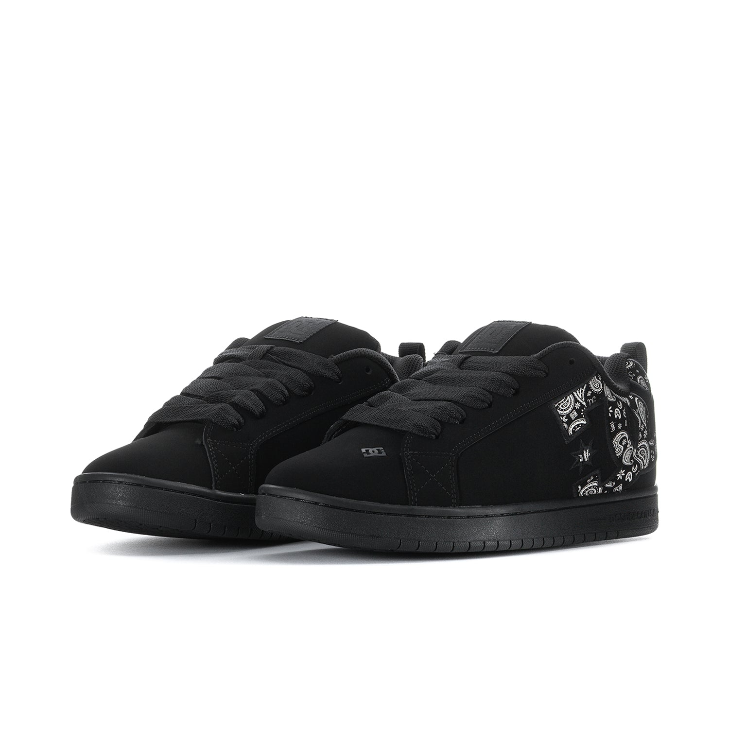 Dc Shoes Court Graffik | Men's | Black/(Paisley) | ShopWSS