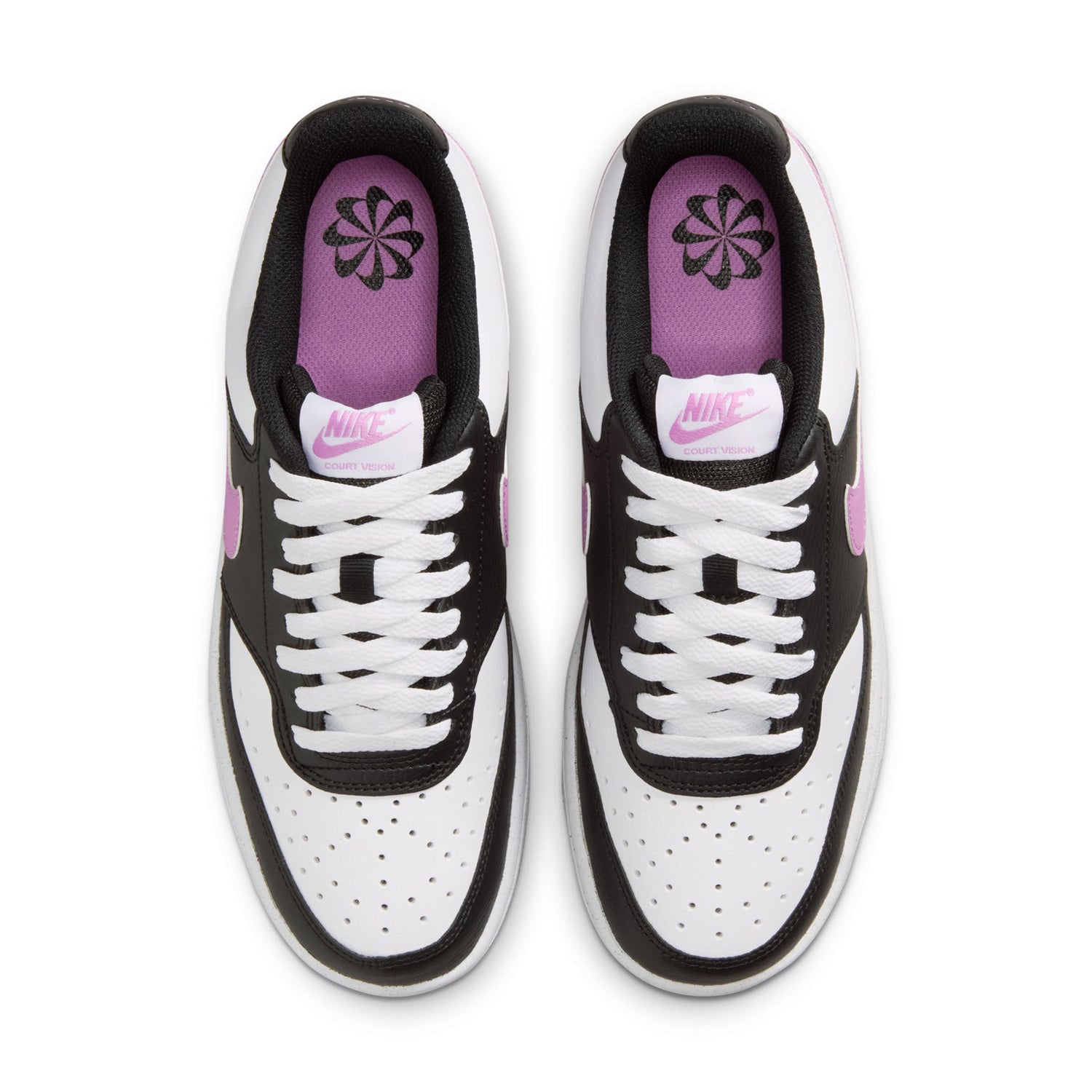 Nike Court Vision Low Next Nature | Women's | Black/Lt Magenta Nike Court Vision Low Next Nature | Women's | Black/Lt Magenta