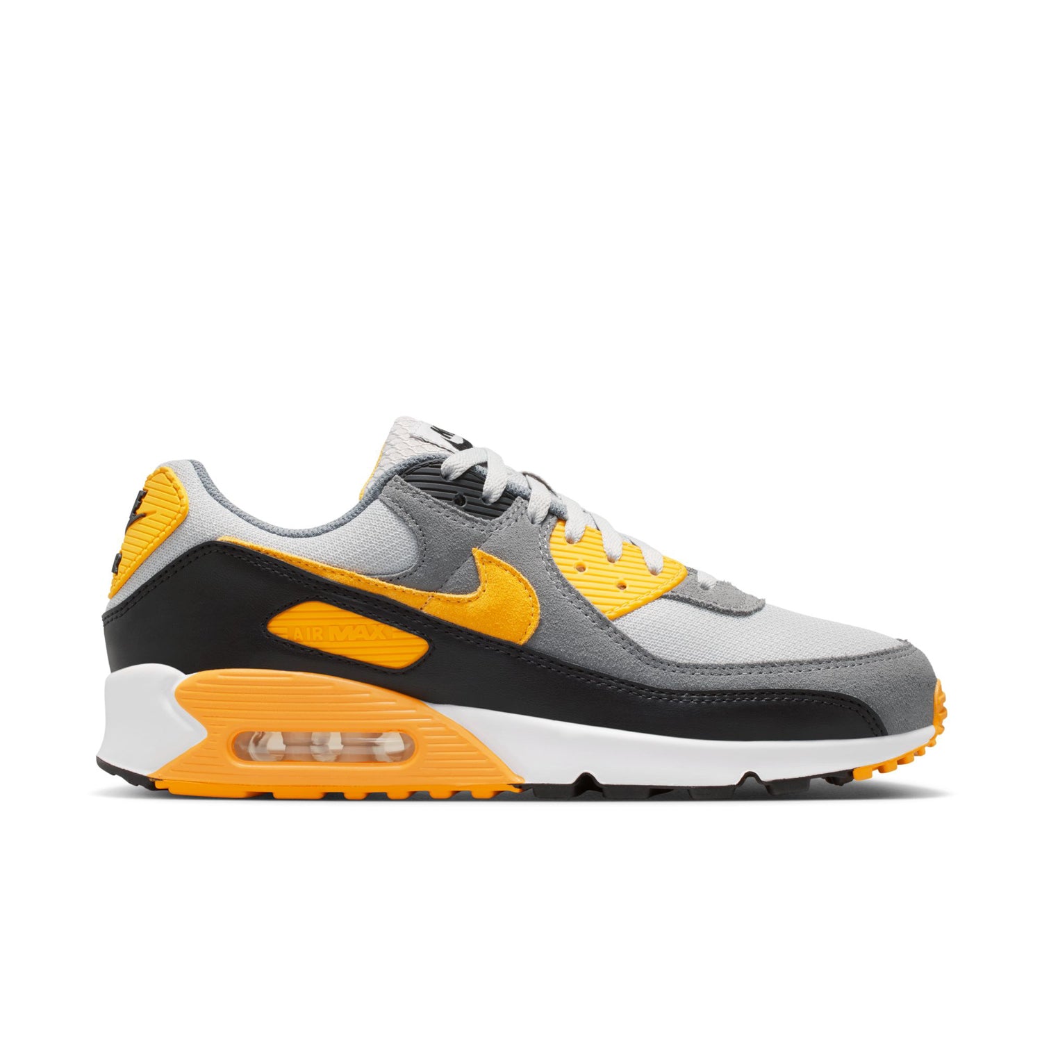 Nike Air Max 90 | Men's | Grey Fog/Pollen/Smoke Grey/Black | ShopWSS Nike Air Max 90 | Men's | Grey Fog/Pollen/Smoke Grey/Black | ShopWSS