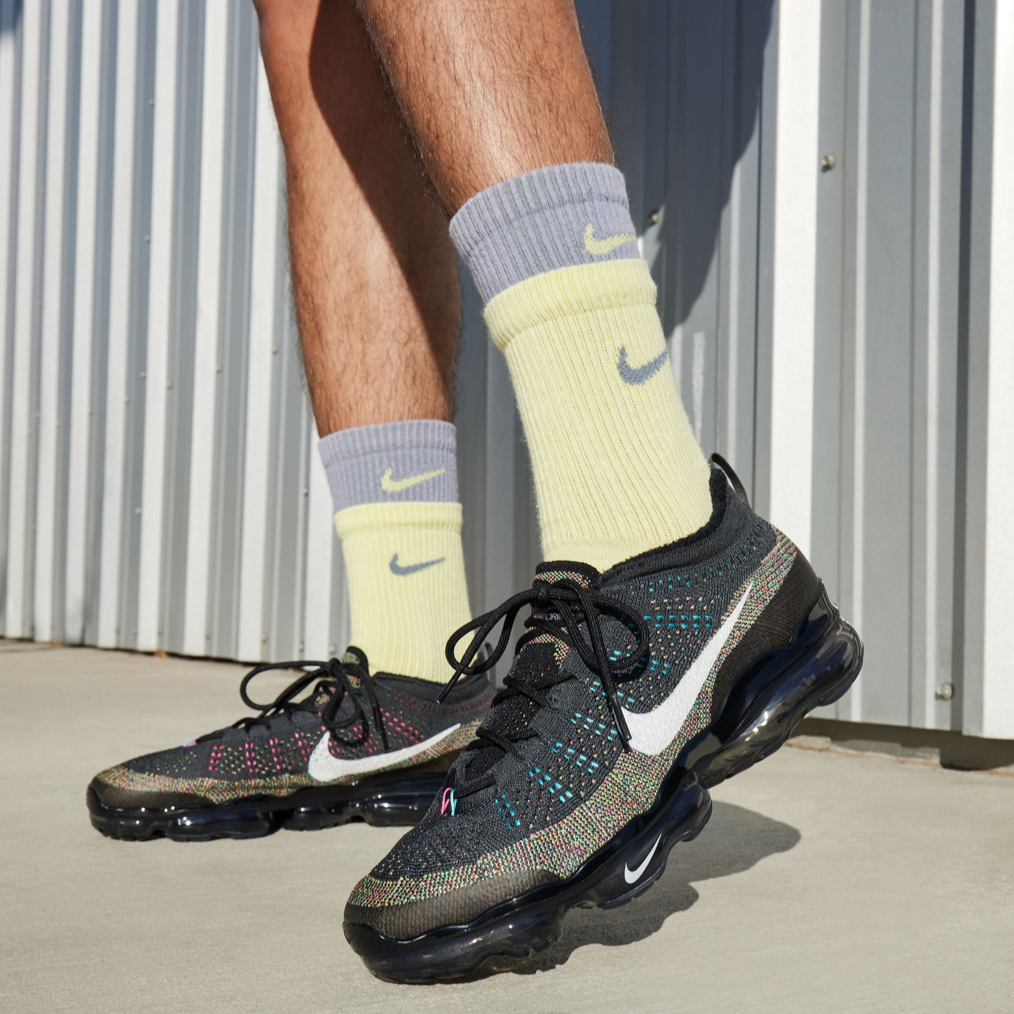 Nike air vapormax flyknit grey multicolor 2025