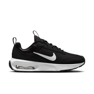 Nike Air Max INTRLK Lite women's sneaker in black with a white Swoosh and cushioned sole