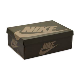 Nike Retro 1 High OG women's shoebox, khaki lid with NIKE logos