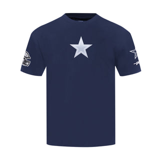 Men's midnight-blue T-shirt with large Dallas star logo on front