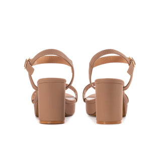 Block Heeled Sandal - Womens