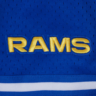Los Angeles Rams Mesh Button Down Shirt - Mens
