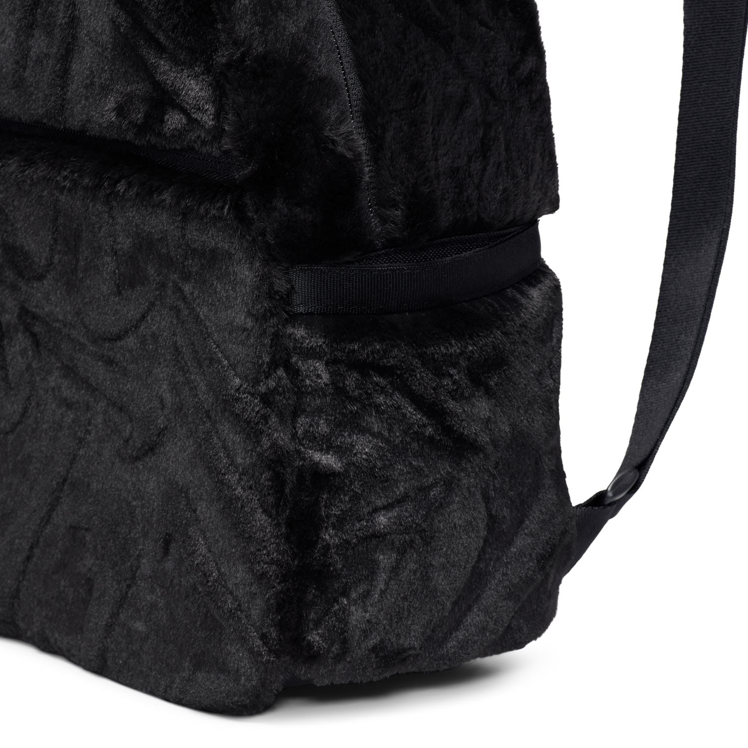 adidas black velvet backpack Nike Sportswear Futura Faux Fur Mini Backpack