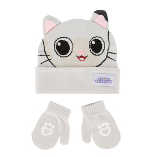 Toddler Gabby's Dollhouse Beanie & Mitten Set