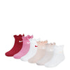 6 Pack XXS Ruffle Ankle Sock
