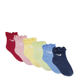 6 Pack XXS Ruffle Ankle Sock
