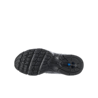 Youth New Balance sneaker outsole tread, black rubber with textured pattern