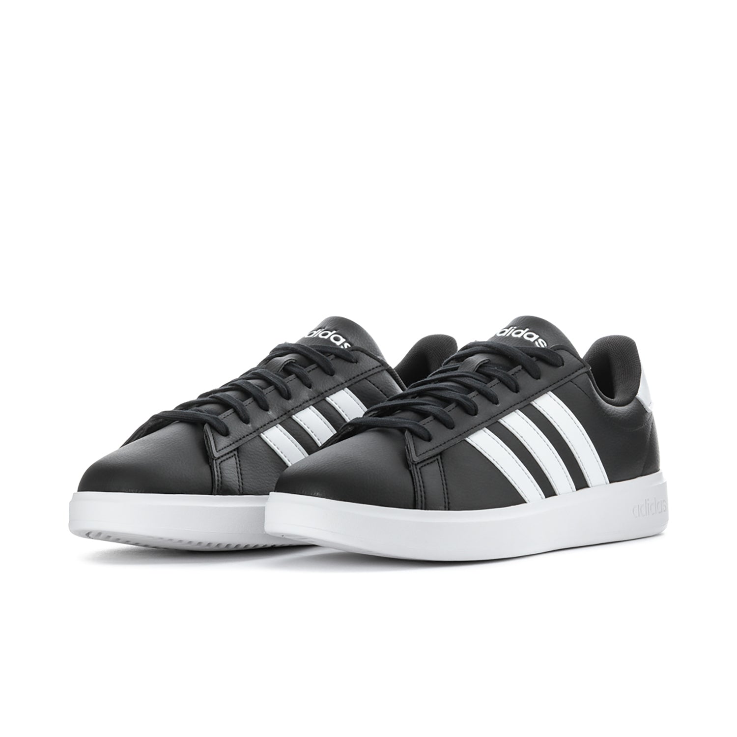 adidas Men's Grand Court 2.0 Sneakers | Black/White | Size 10 adidas Men's Grand Court 2.0 Sneakers | Black/White | Size 10