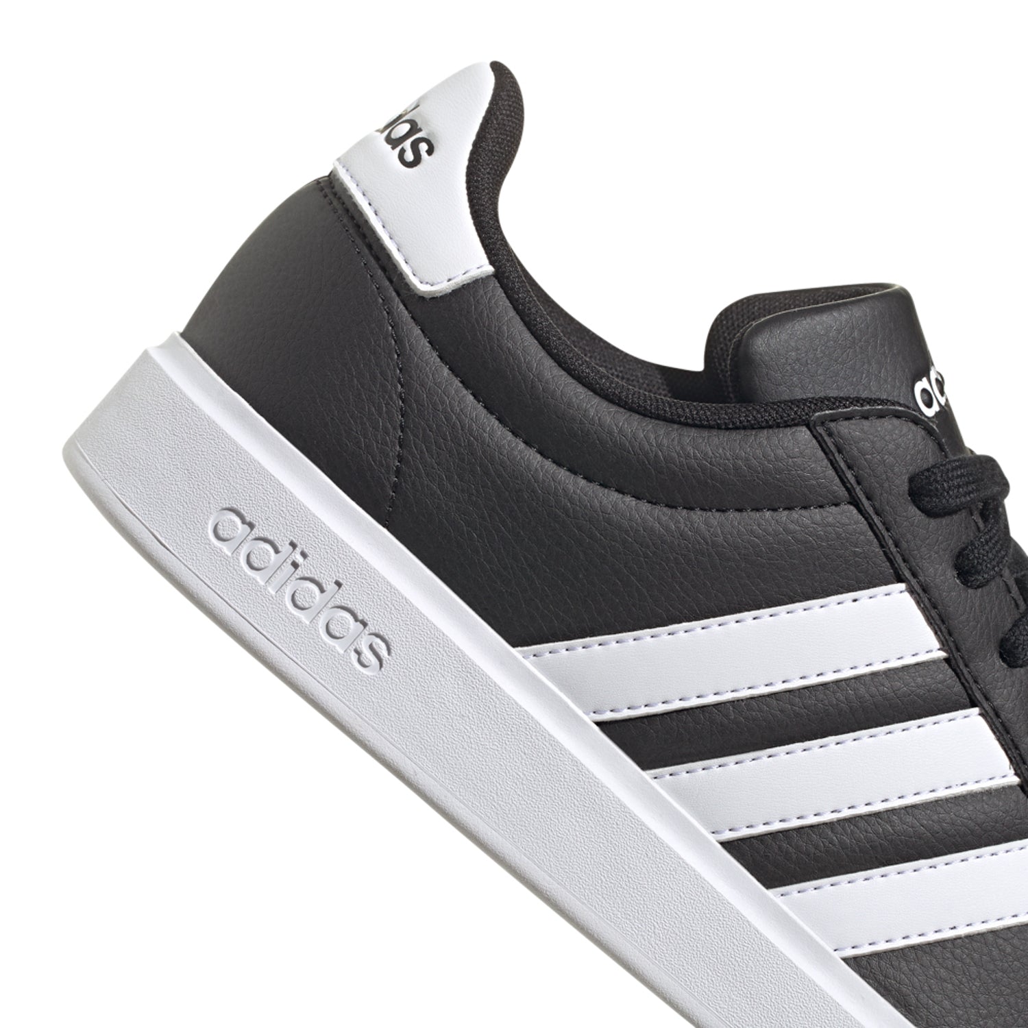adidas Men's Grand Court 2.0 Sneakers | Black/White | Size 10 adidas Men's Grand Court 2.0 Sneakers | Black/White | Size 10