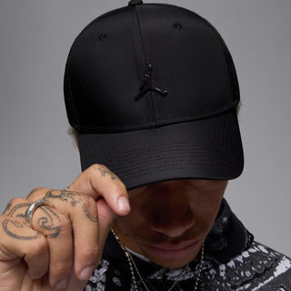 Jordan Rise Cap Structured Curved Bill Metal Jumpman Strapback