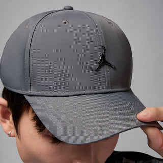 Jordan Rise Cap Structured Curved Bill Metal Jumpman Strapback