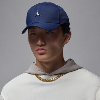 Jordan Rise Cap Structured Curved Bill Metal Jumpman Strapback