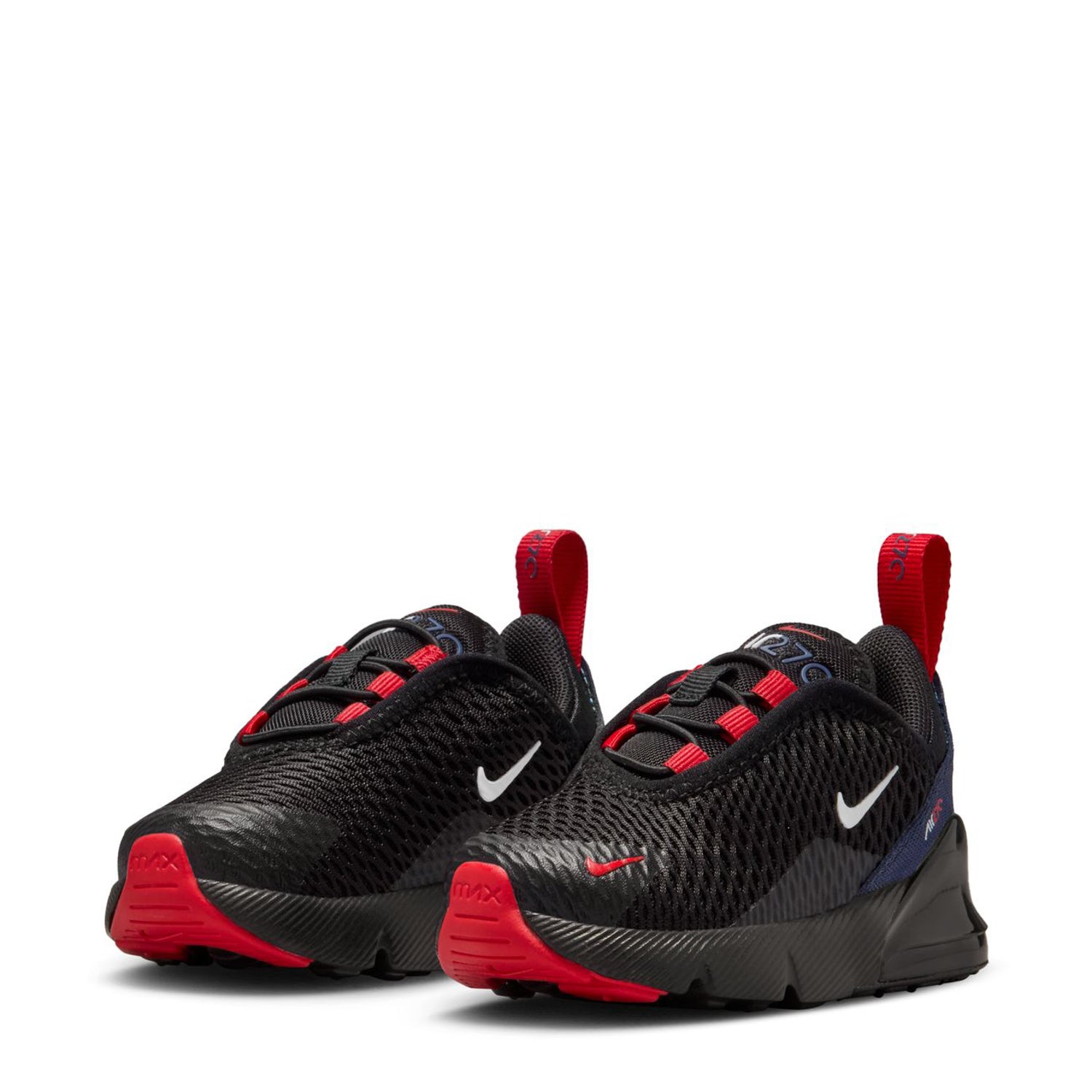 Nike Air Max 270 Toddler 07.0 Black White Navy University Red WSS