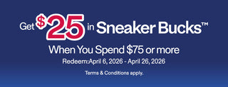 Sneaker Bucks Earn $25 when you spend $70