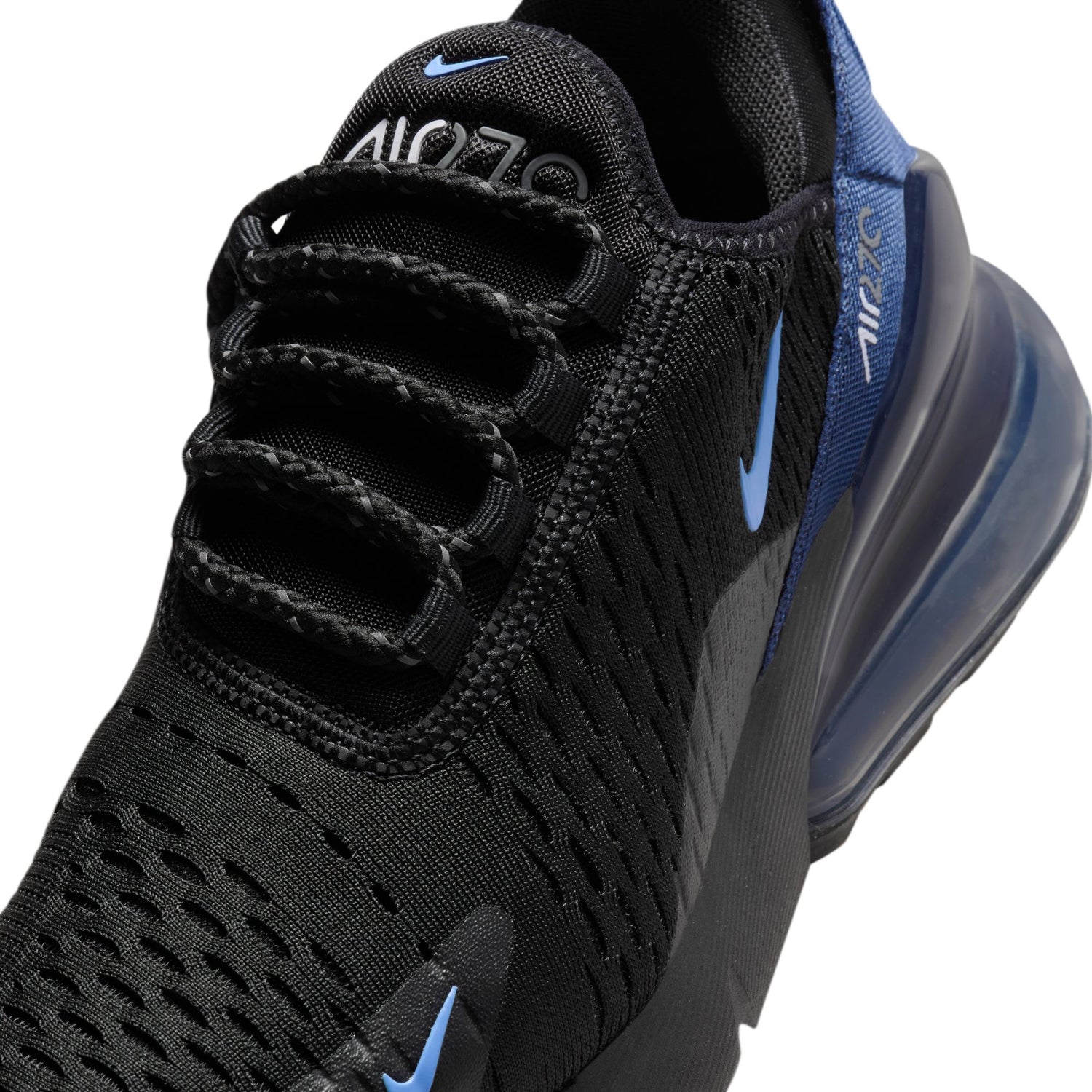 Nike Kid s Air Max 270 Grade School Black Royal Midnight Navy 5.5