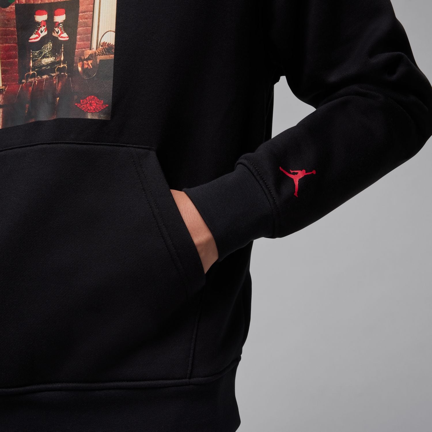 jordan santa chimney hoodie
