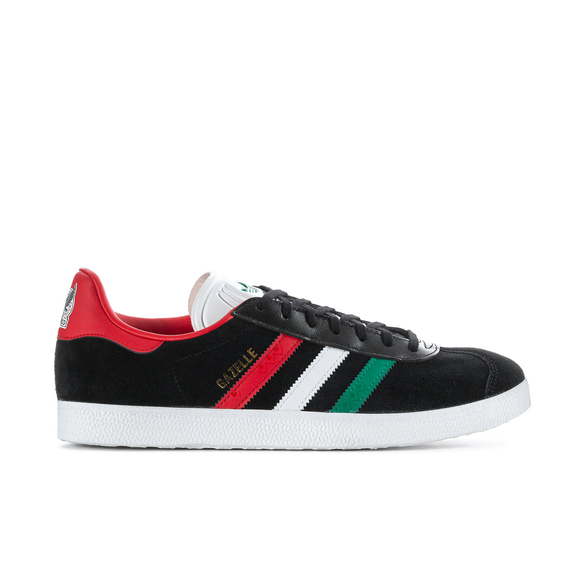 Adidas Originals Mens Size 10 Gazelle Indoor Better Scarlet-Red/Green Heel Tabs Sneakers adidas Gazelle Indoor  main image 2