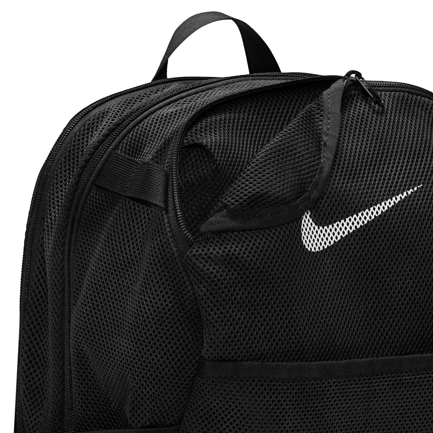 nike backpacks with holes 3 Brand Clear Backpack - Black - One Size (23L) | See through school bookbag for boys, girls, men, women. Zip main compartment, side mesh bottle pocket, padded shoulder straps Dual top zipper closure with fabric pullers Nike Brasilia Mesh Backpack, Black