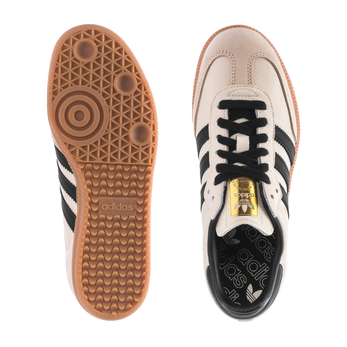 adidas Samba OG Shoes - Women's - White / Sand Strata - 7 adidas Samba OG Shoes - Women's - White / Sand Strata - 7