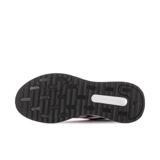 Women's sneaker outsole with textured tread and Cloudfoam logo, black rubber base